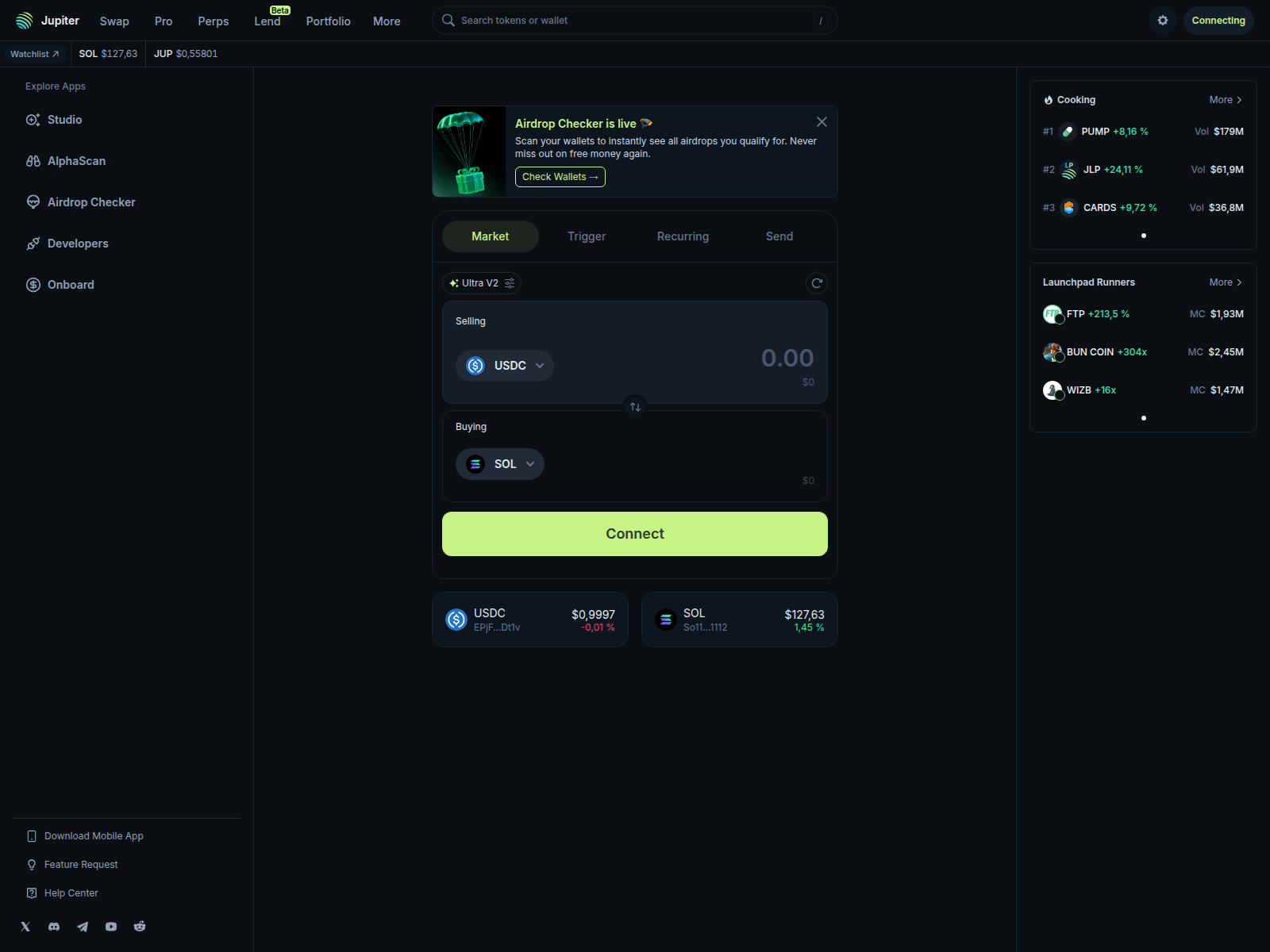Screenshot of jlp-interactive.live