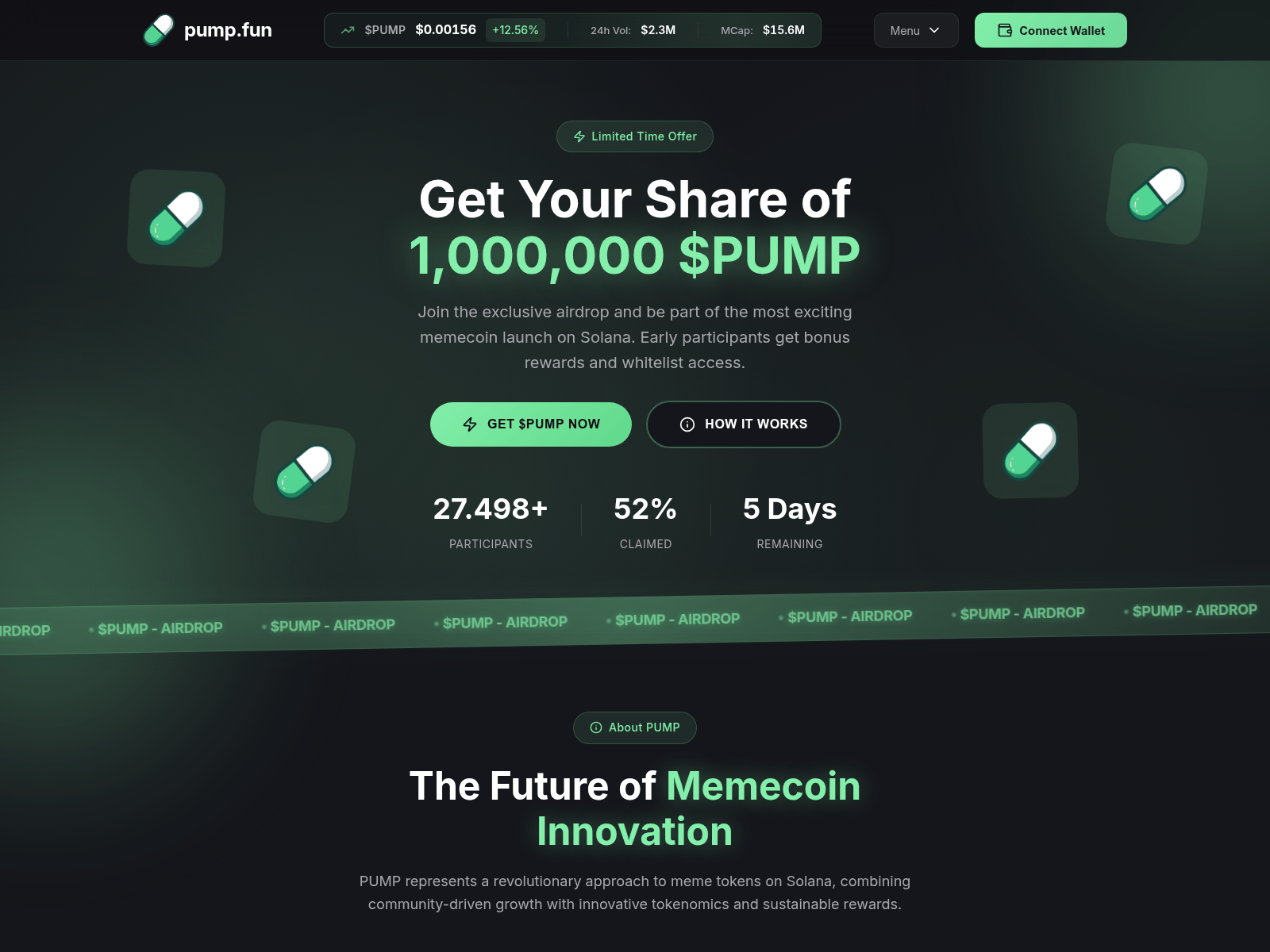 Screenshot of vouchtiketpumpfun.netlify.app