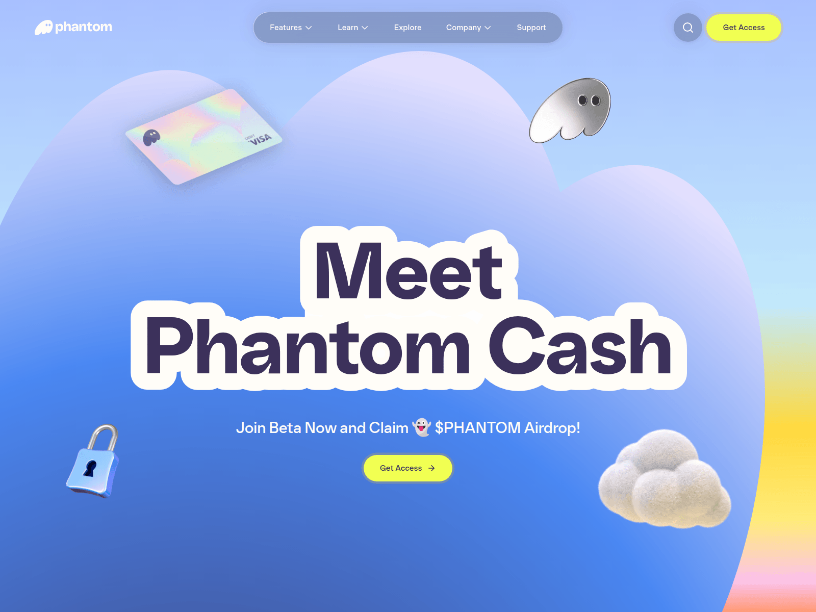 Screenshot of phantom.ad