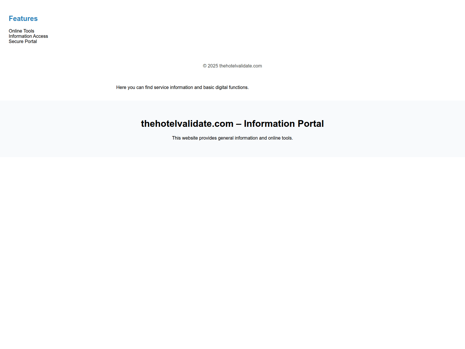 Screenshot of thehotelvalidate.com