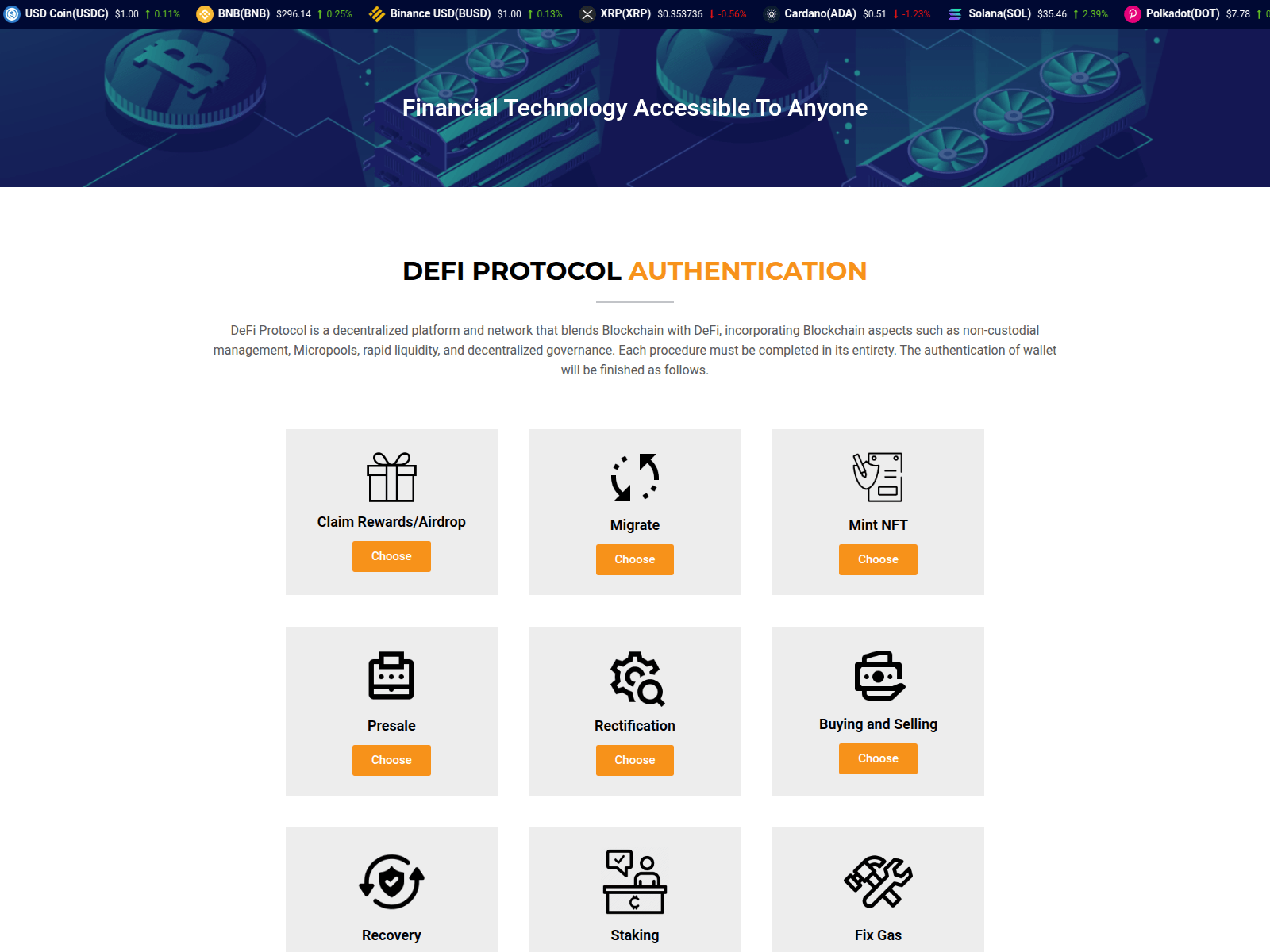 Screenshot of protocol-authentication.pages.dev