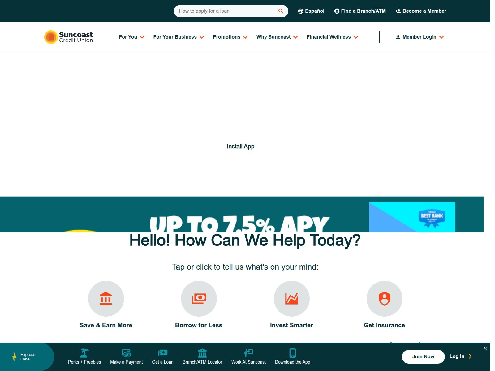 Screenshot of suncoust.click