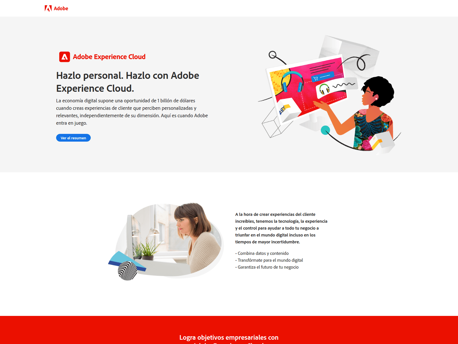 Screenshot of latam.adobeexperience.com.br