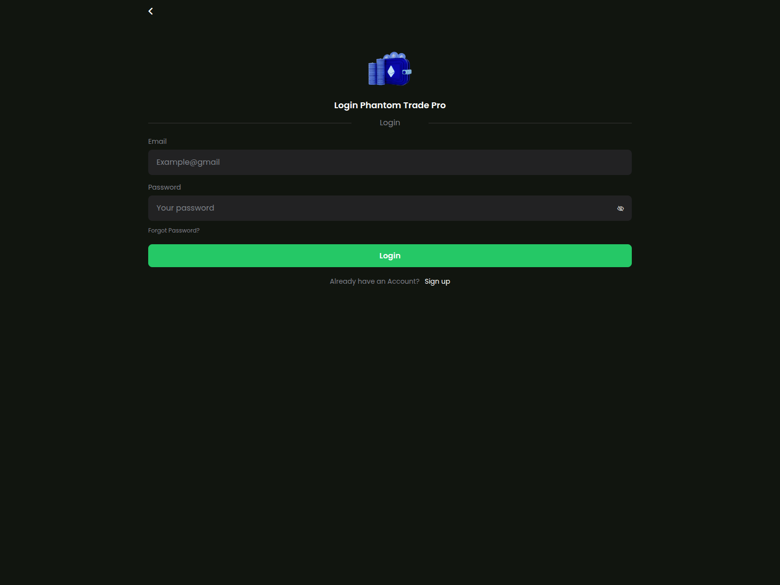Screenshot of phantomtradespro.com