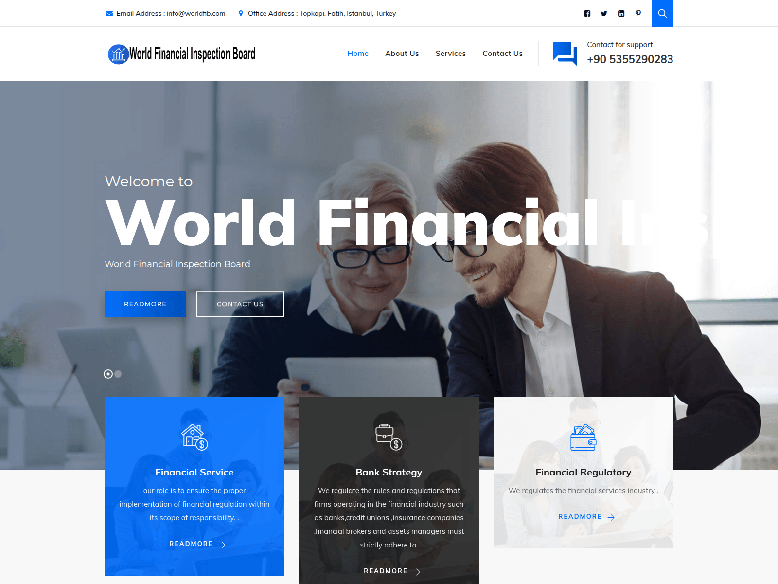 Screenshot of worldfib.com