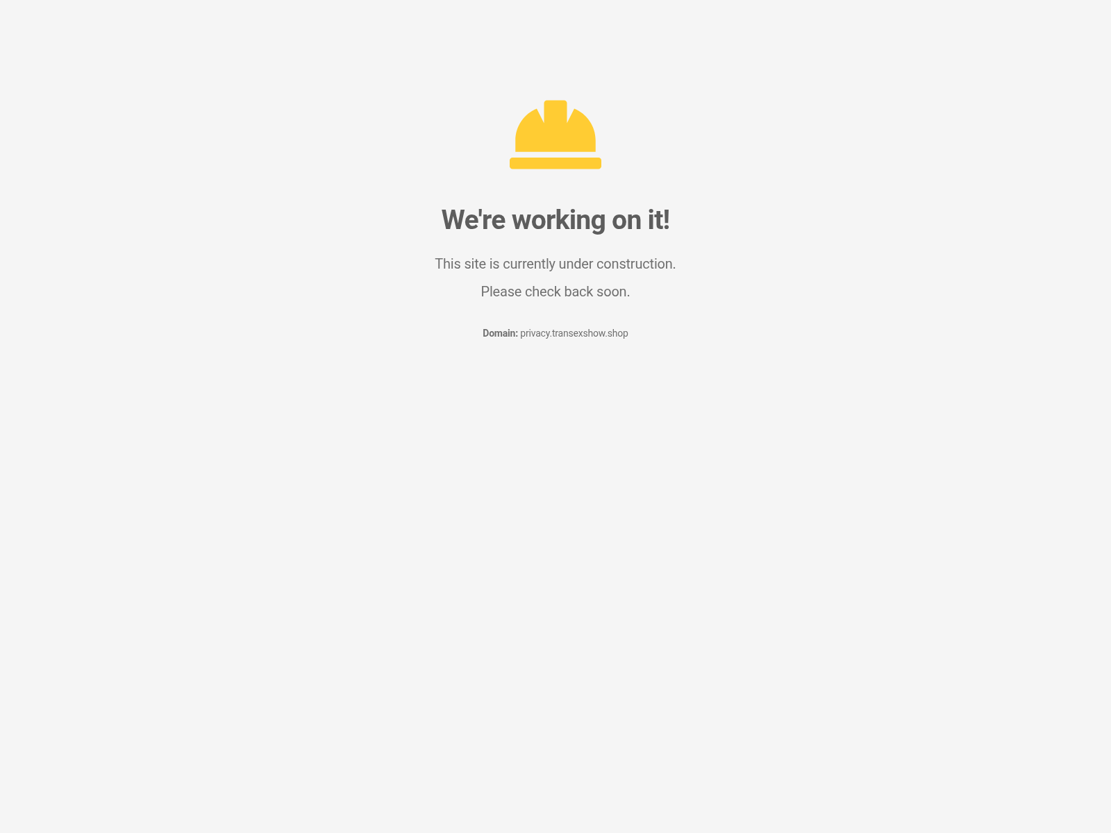 Screenshot of privacy.transexshow.shop