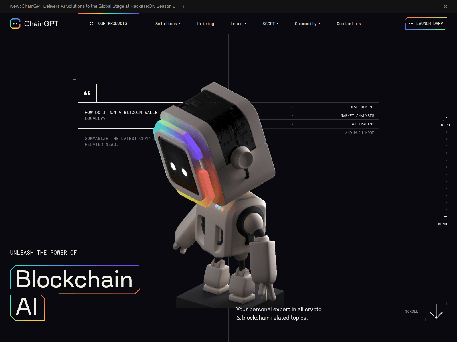 Screenshot of chaingpt-org.homes