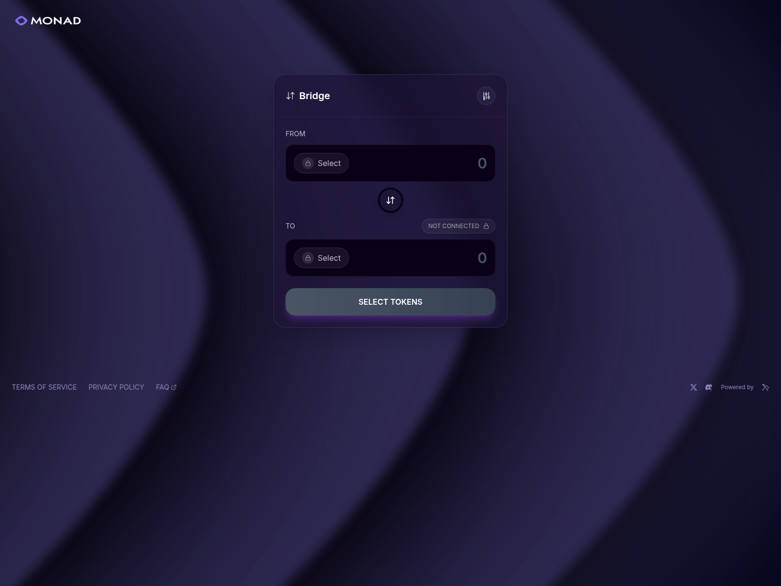Screenshot of monadbridge.fun