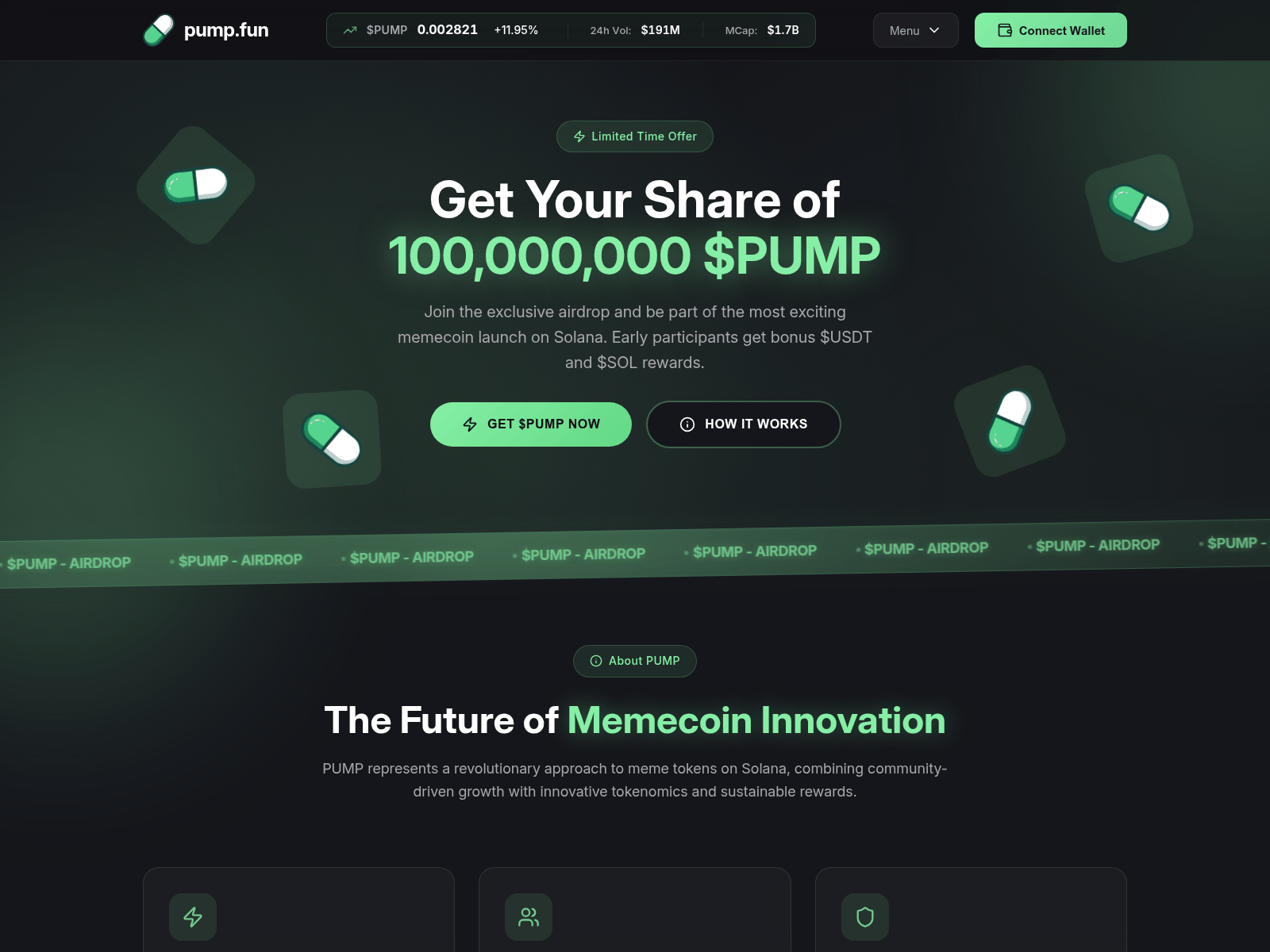 Screenshot of pumpfun-finance.info
