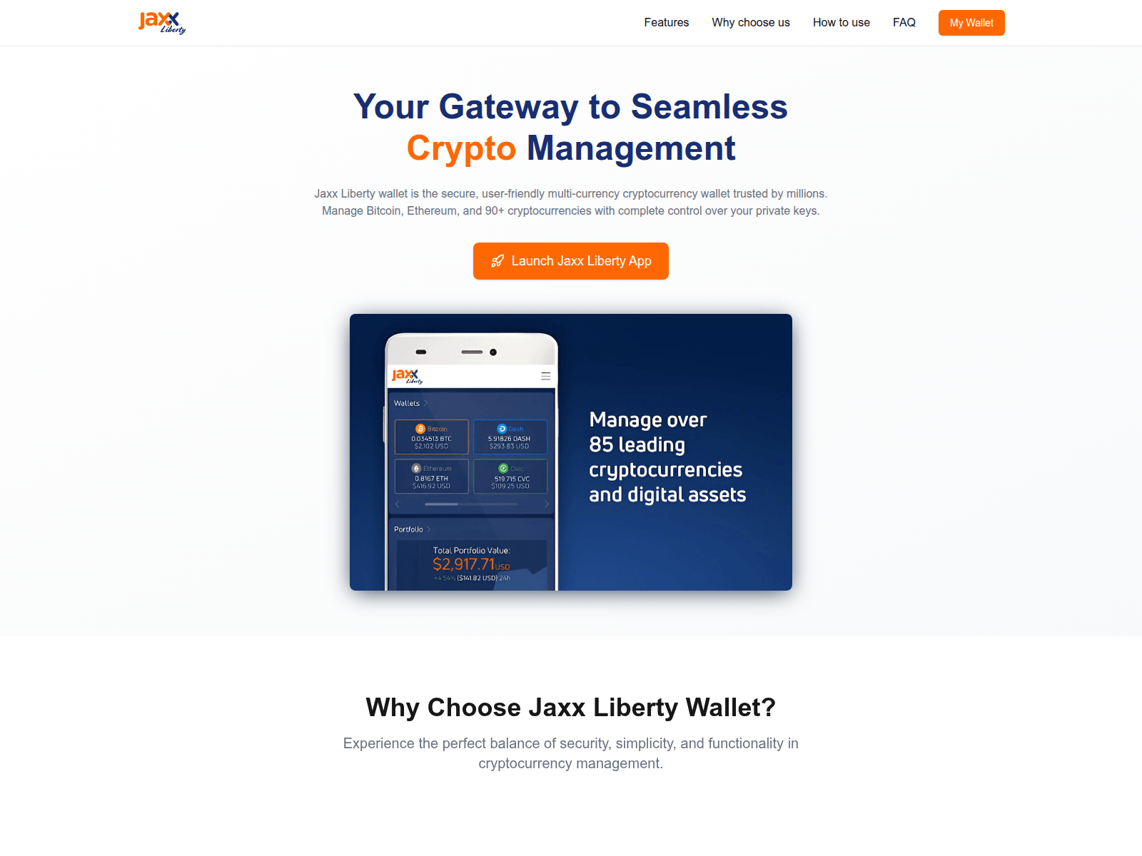 Screenshot of en-jaxxlibertywallet.com