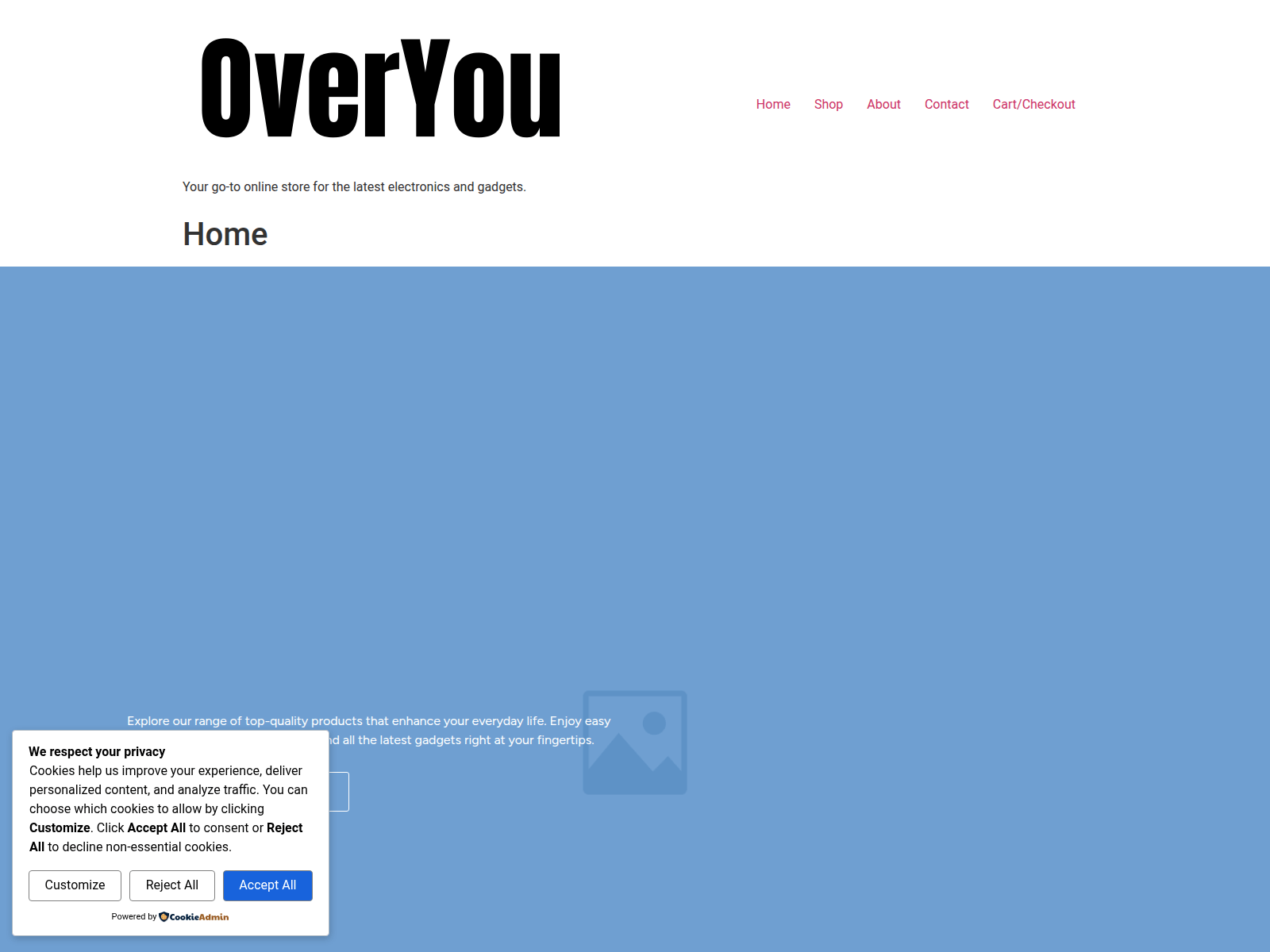 Screenshot of overyou.store