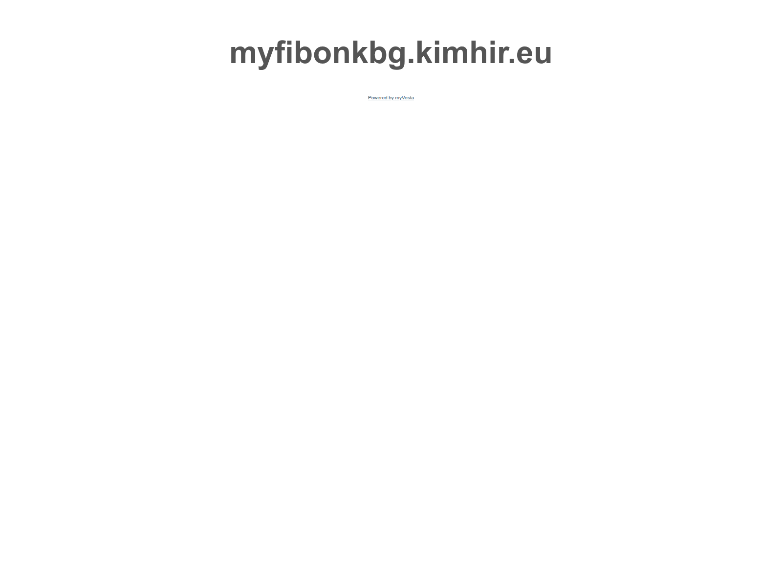 Screenshot of myfibonkbg.kimhir.eu