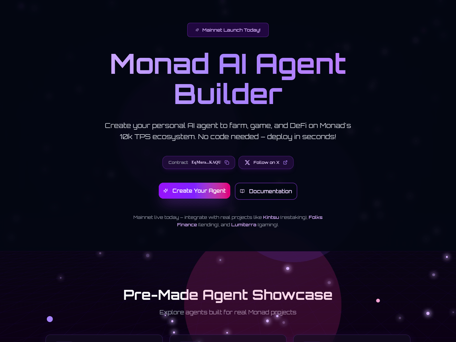 Screenshot of monaxai.fun
