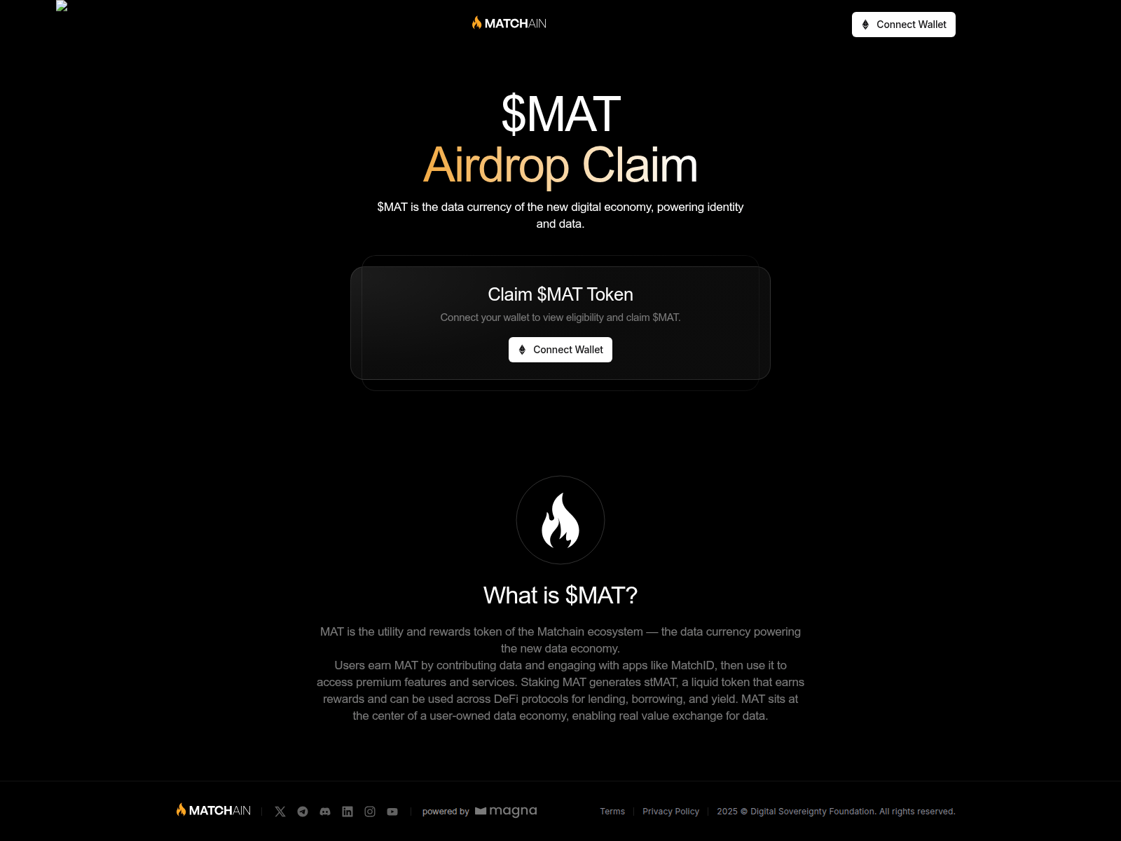 Screenshot of matchain-drop.top