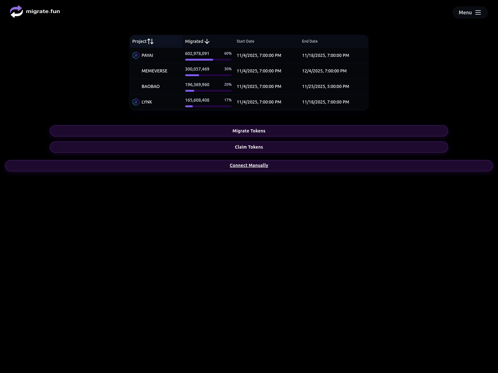 Screenshot of payai-migrate.pro