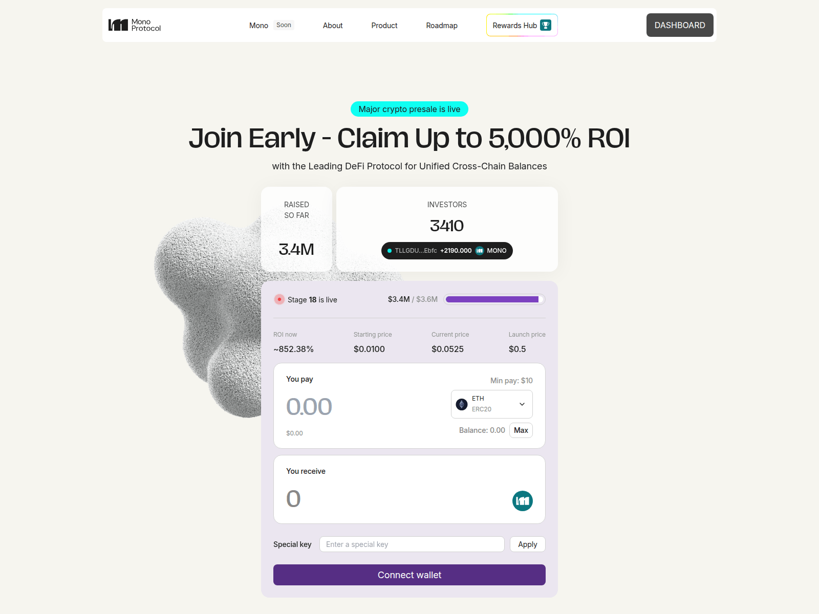 Screenshot of monoprotocol.info