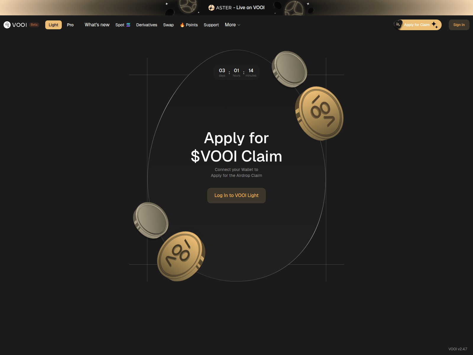 Screenshot of app-vooi.world