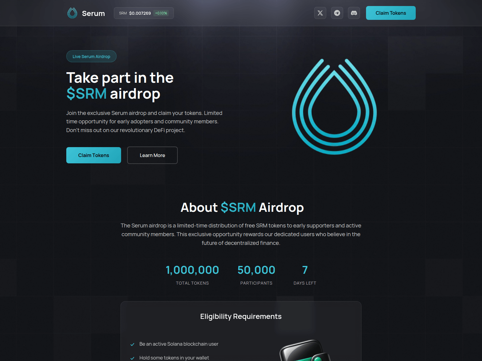 Screenshot of serum-technologies.digital