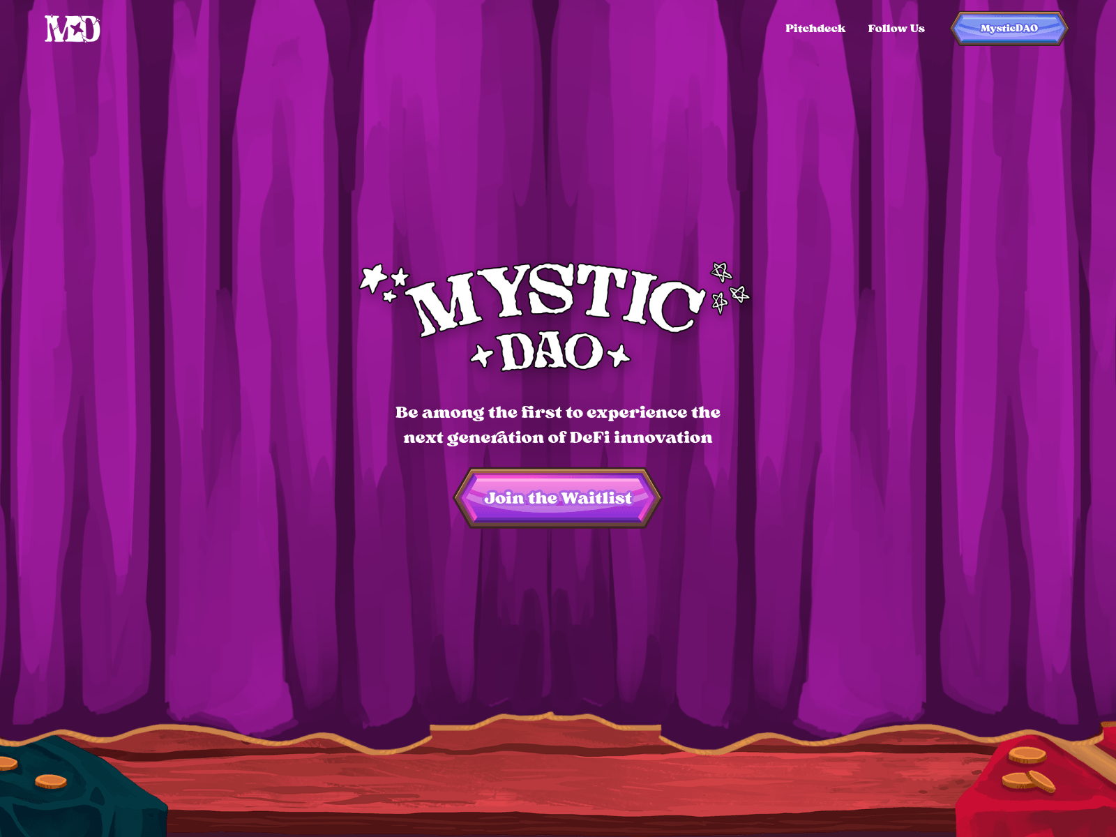 Screenshot of www-mysticdao.xyz