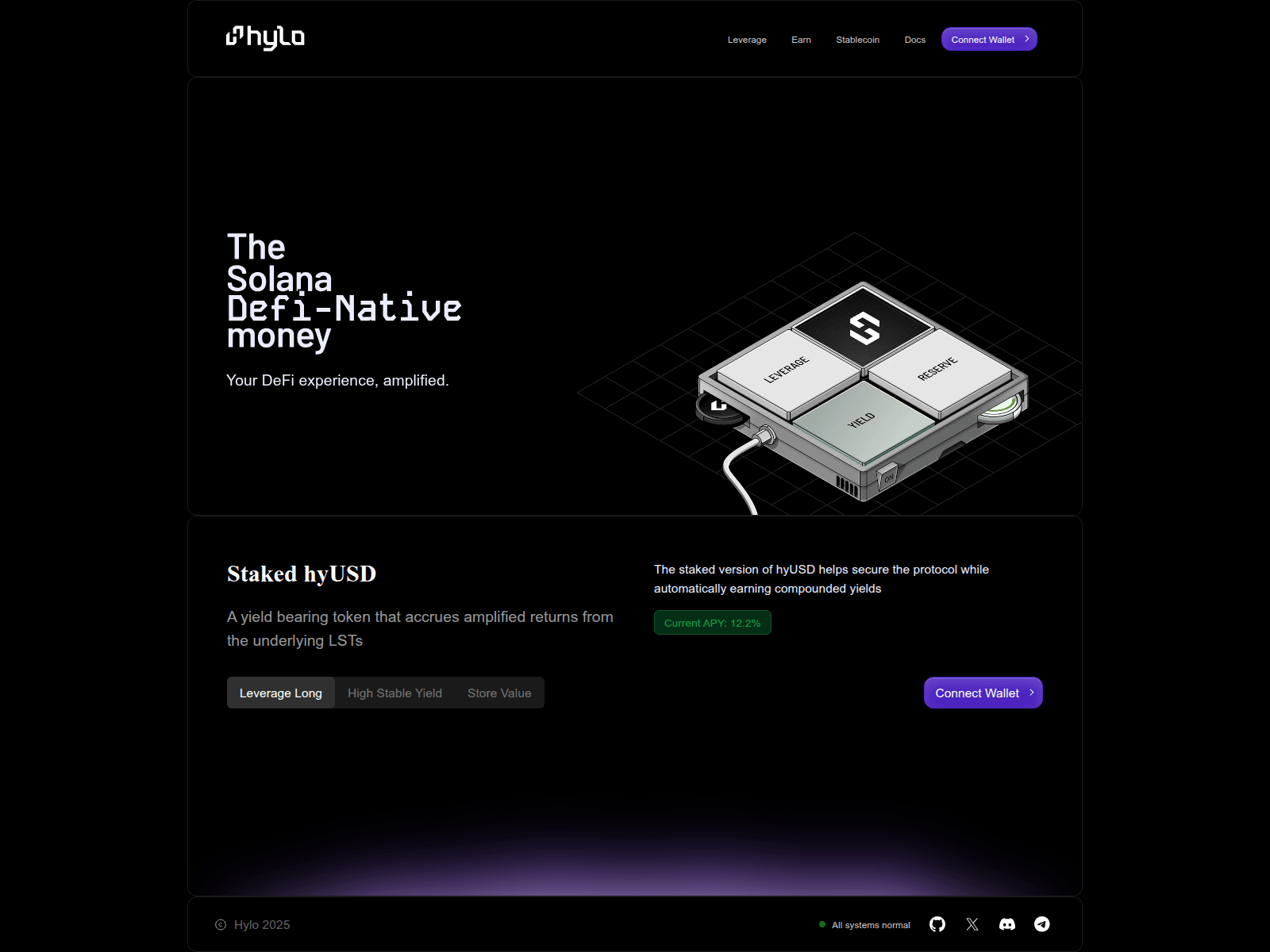 Screenshot of www-hylo.xyz