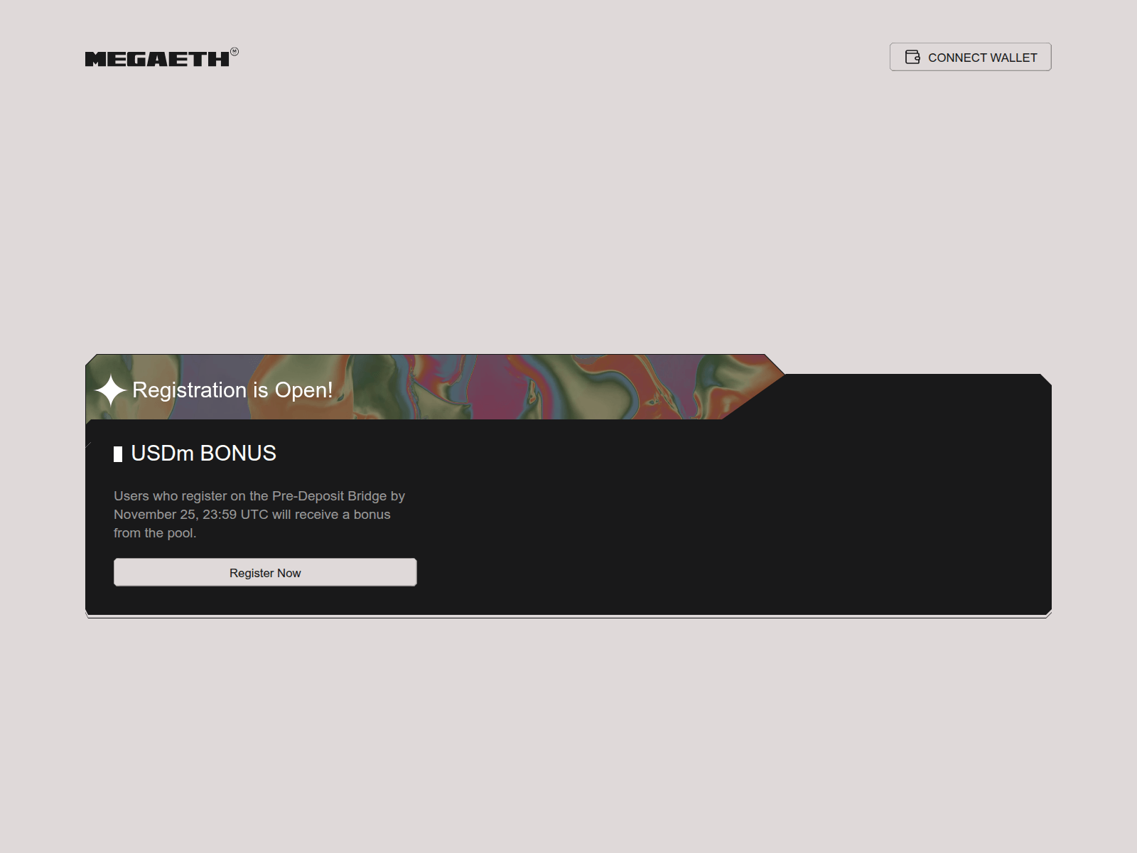 Screenshot of predeposits-megaeth.com