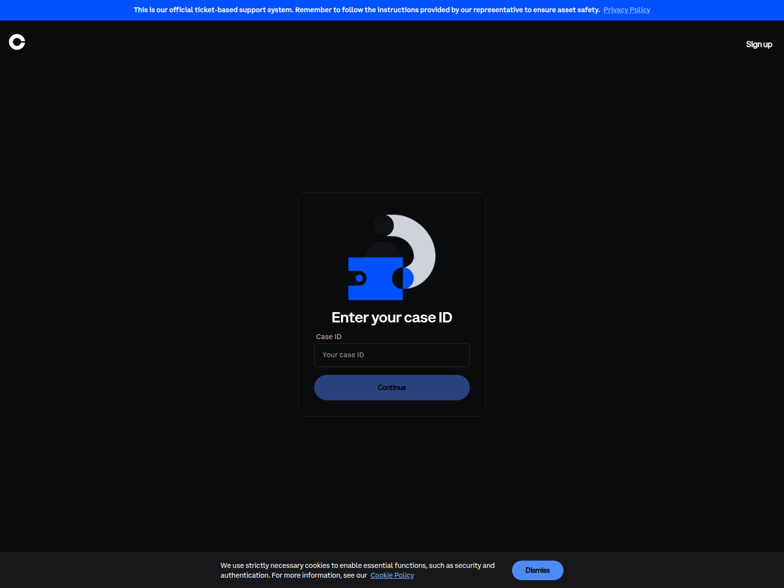 Screenshot of coinbase.com-accounts.support