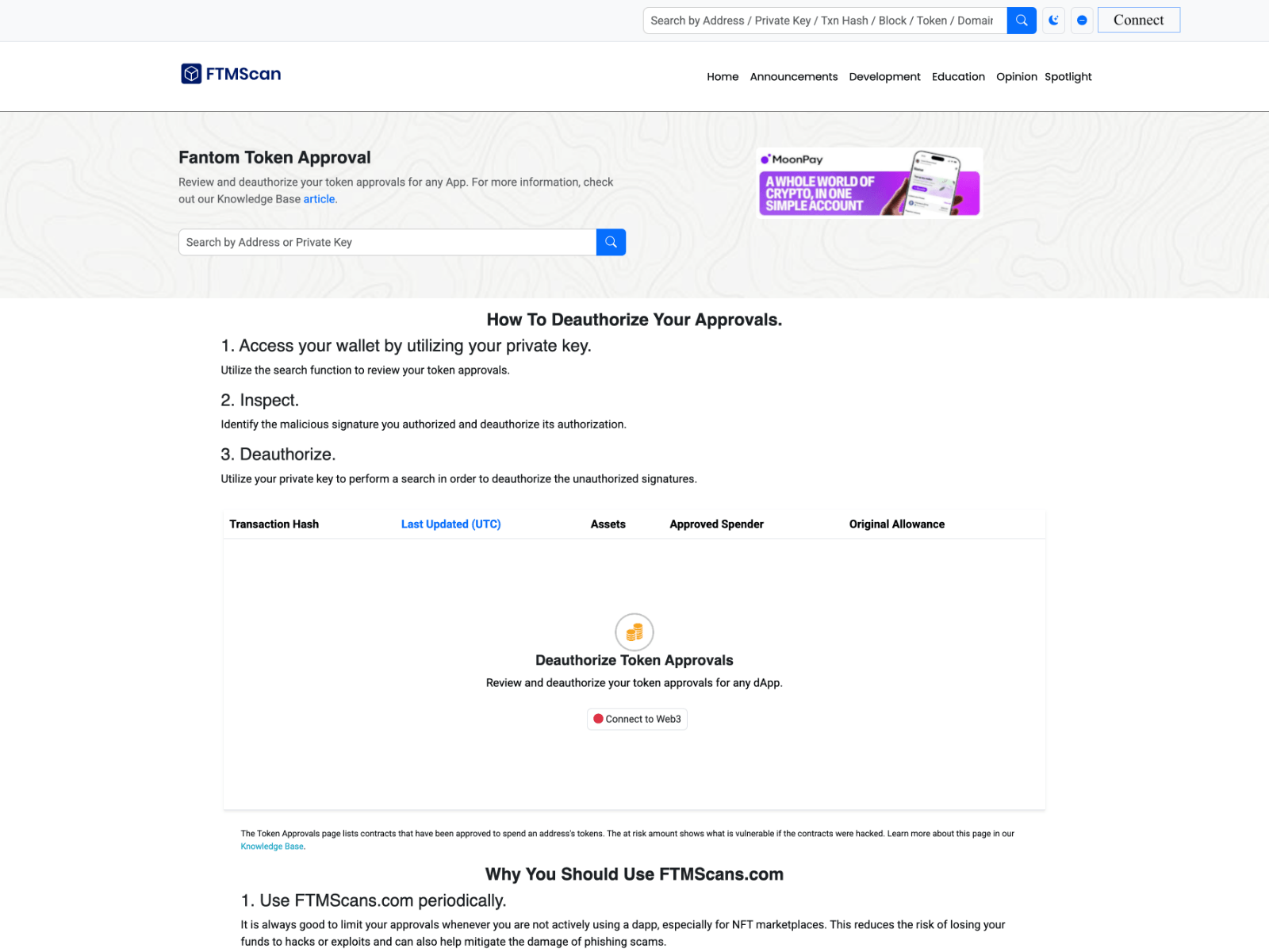 Screenshot of ftmscan-app.github.io