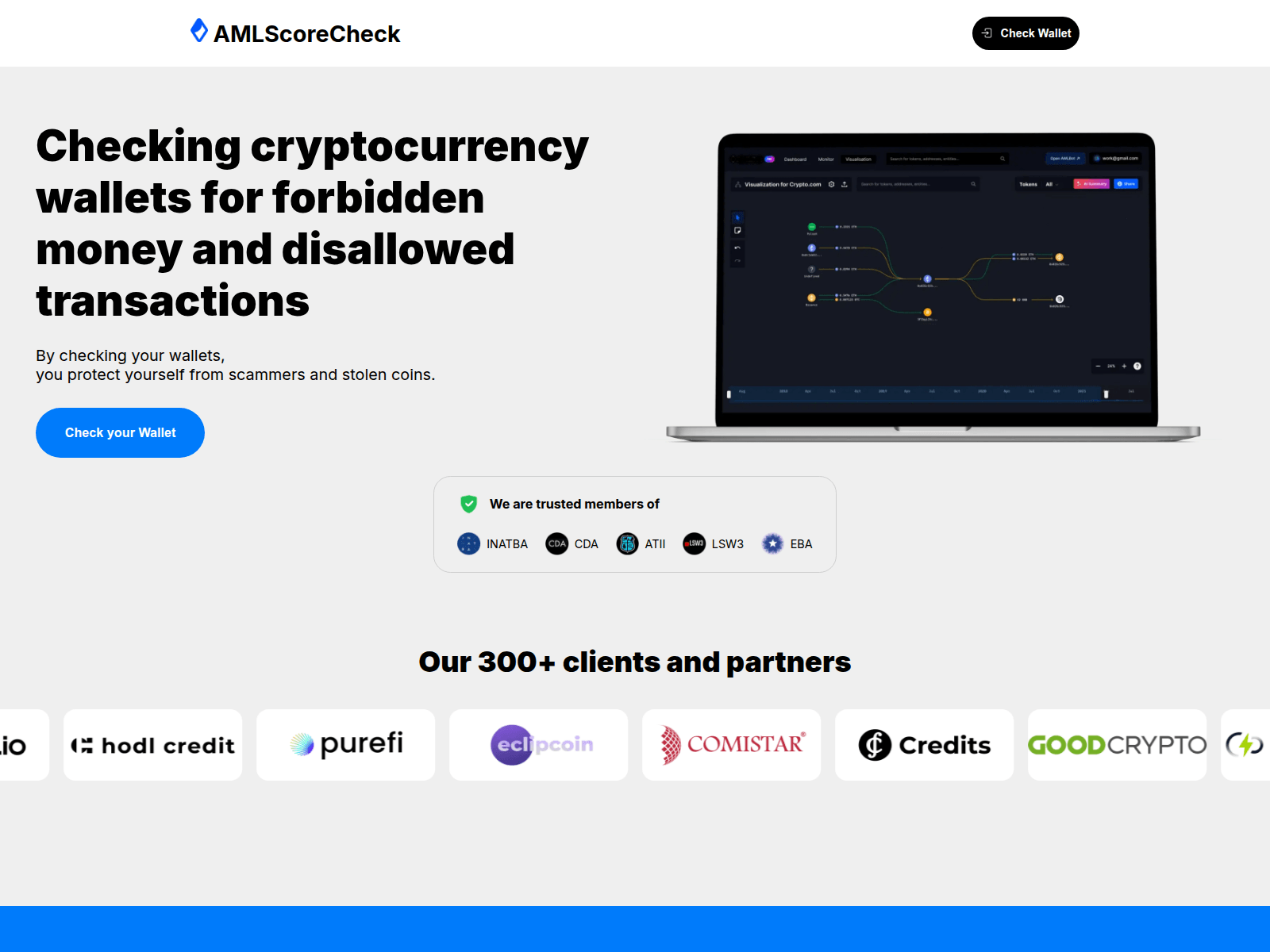 Screenshot of amlscanify.info