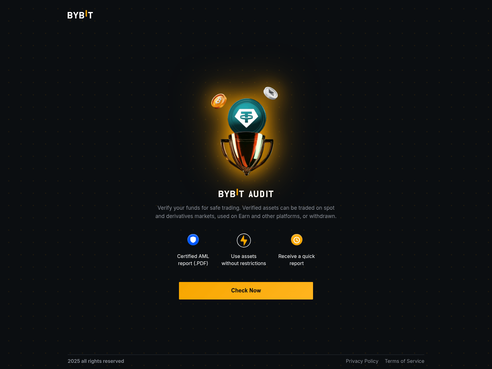 Screenshot of amlbot-io.com
