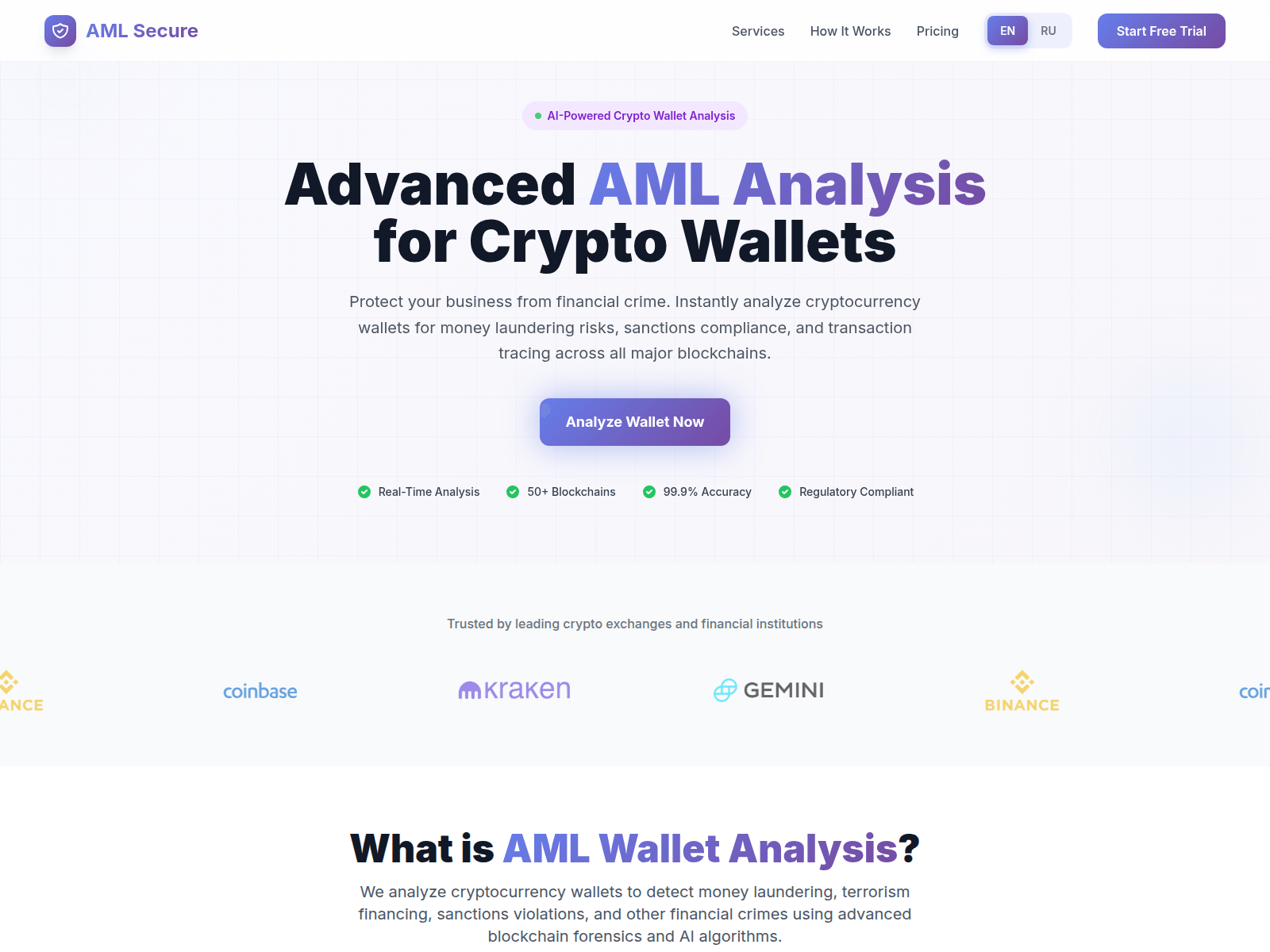 Screenshot of amlbotanalys.com