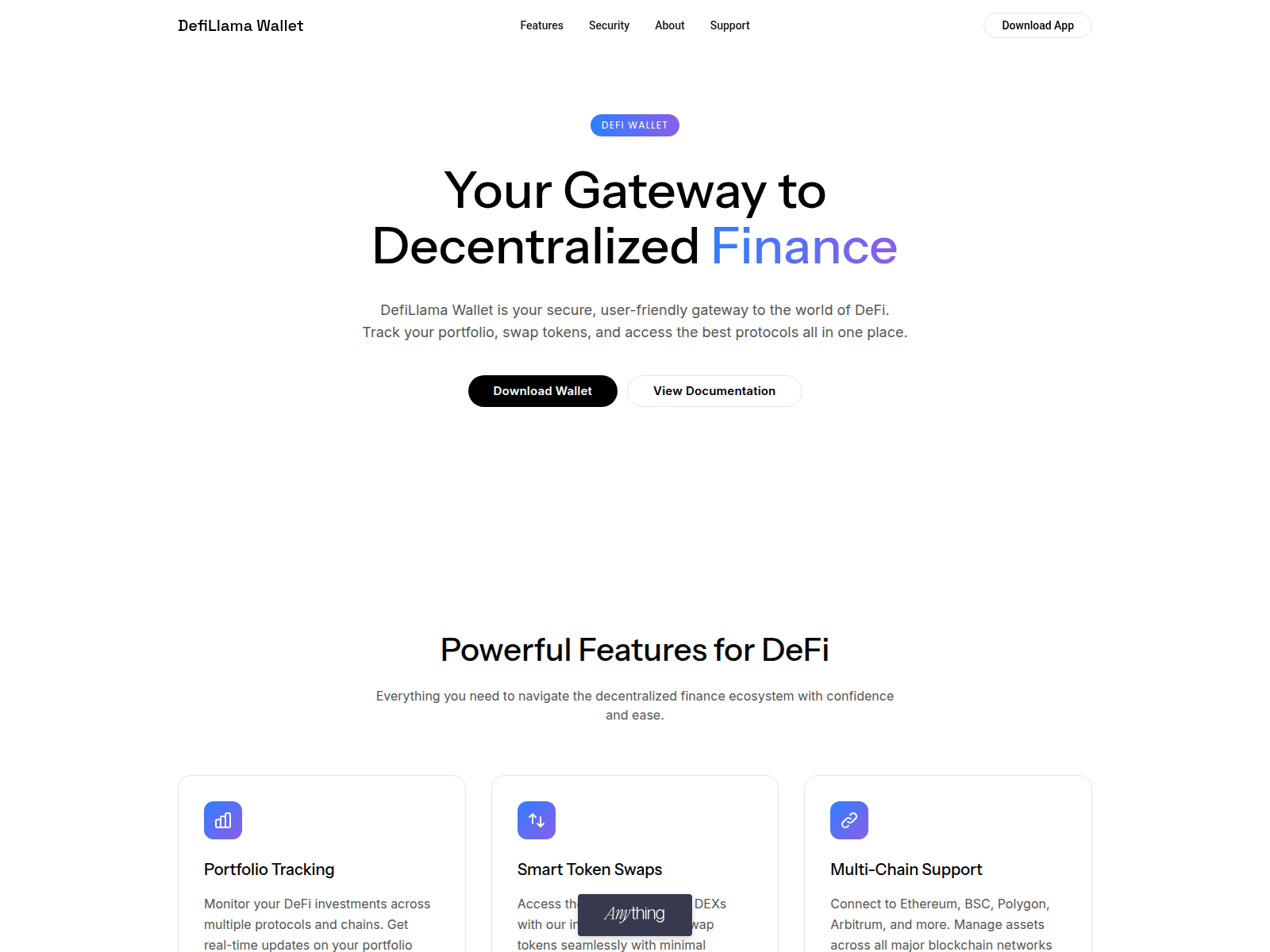 Screenshot of defillama-org.created.app