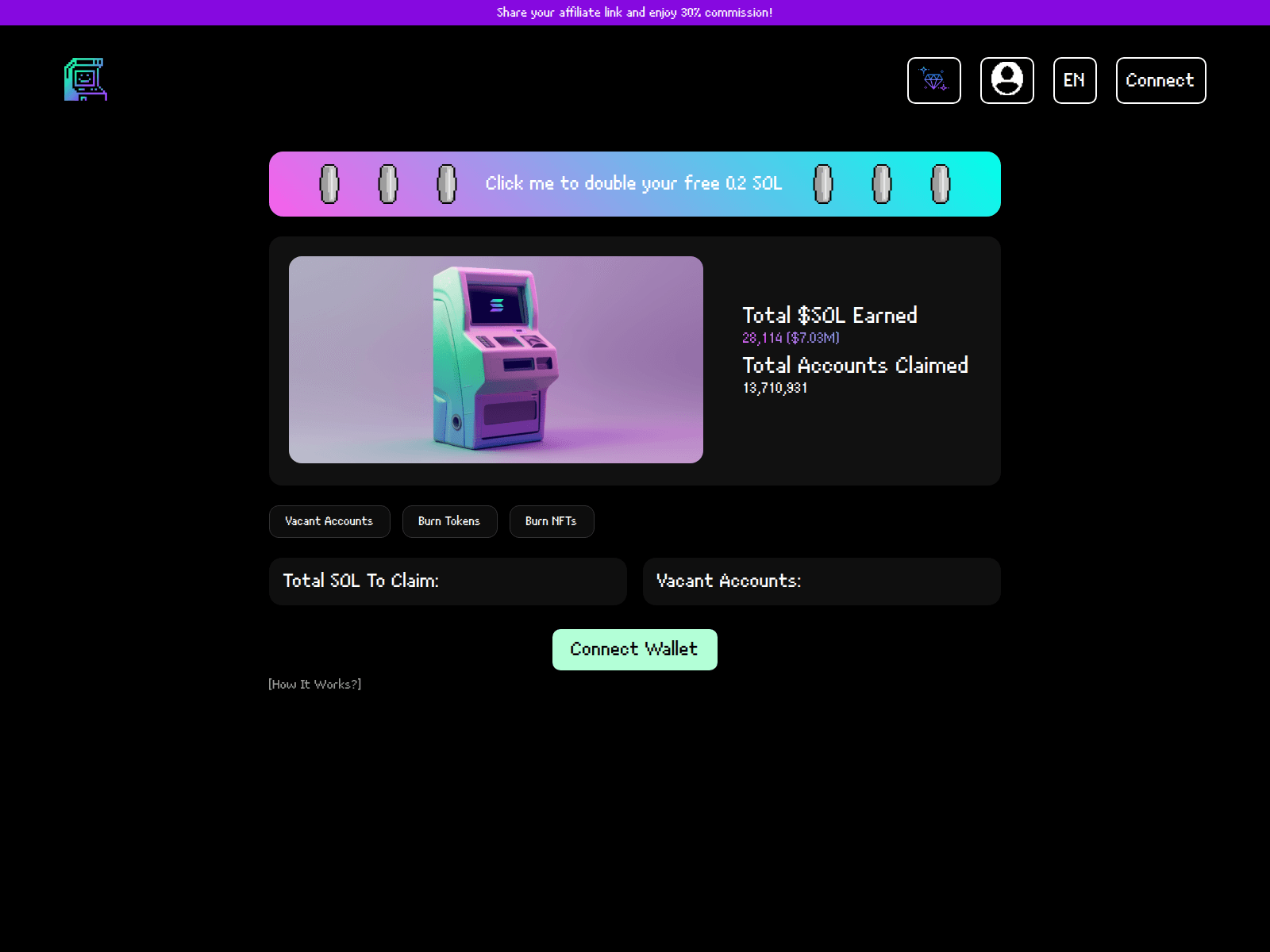 Screenshot of solflipx.com