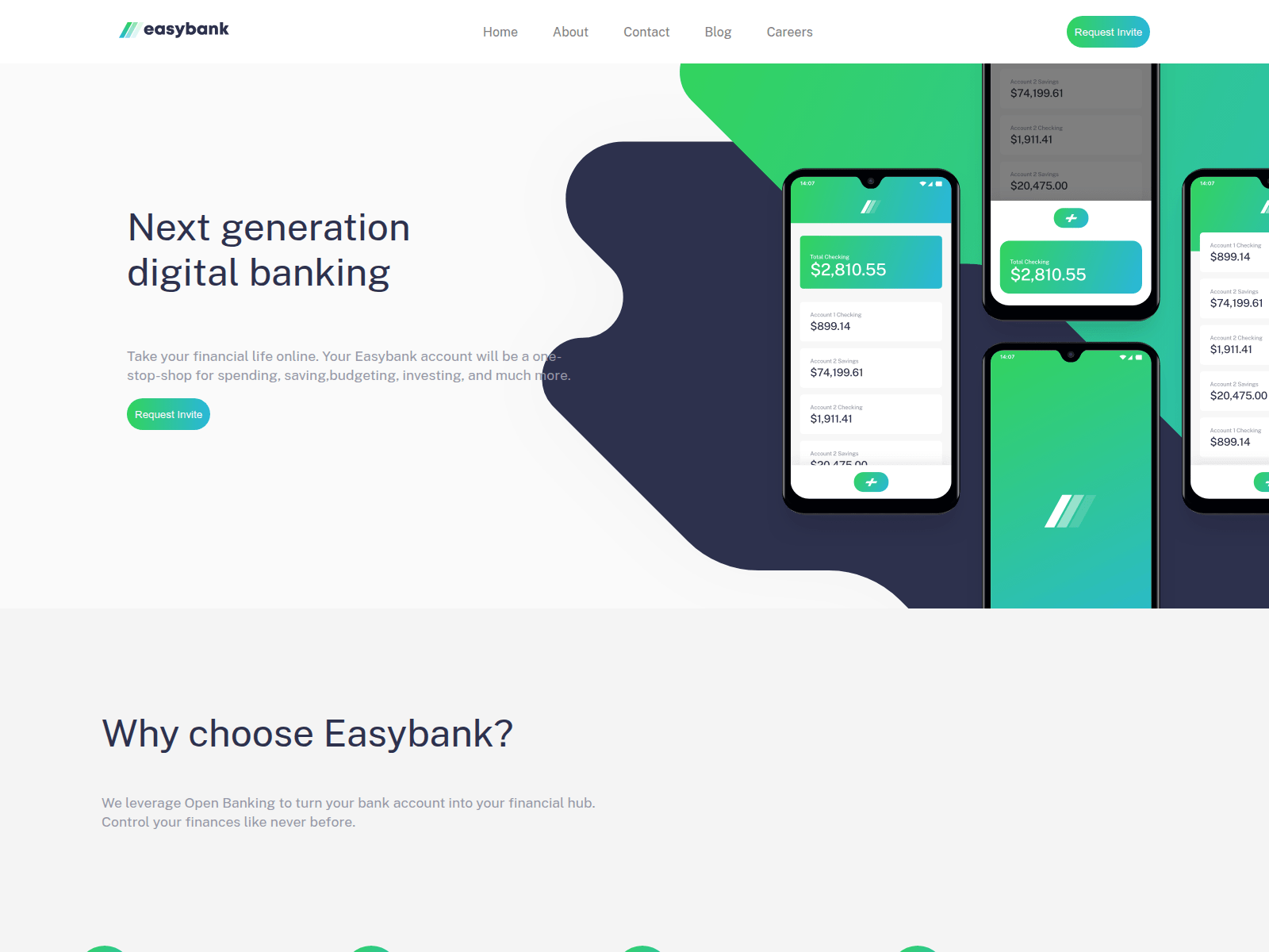 Screenshot of easybank-project-manan.vercel.app