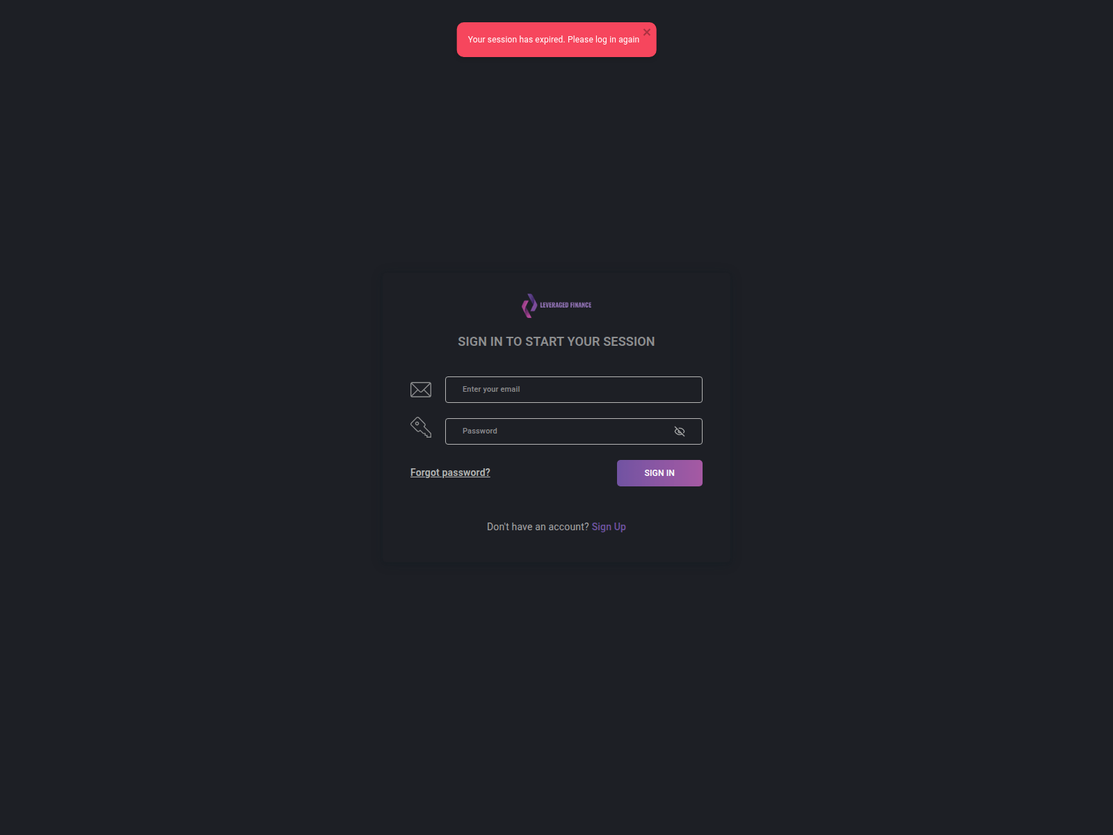 Screenshot of webtrade.leveradged-finance.top