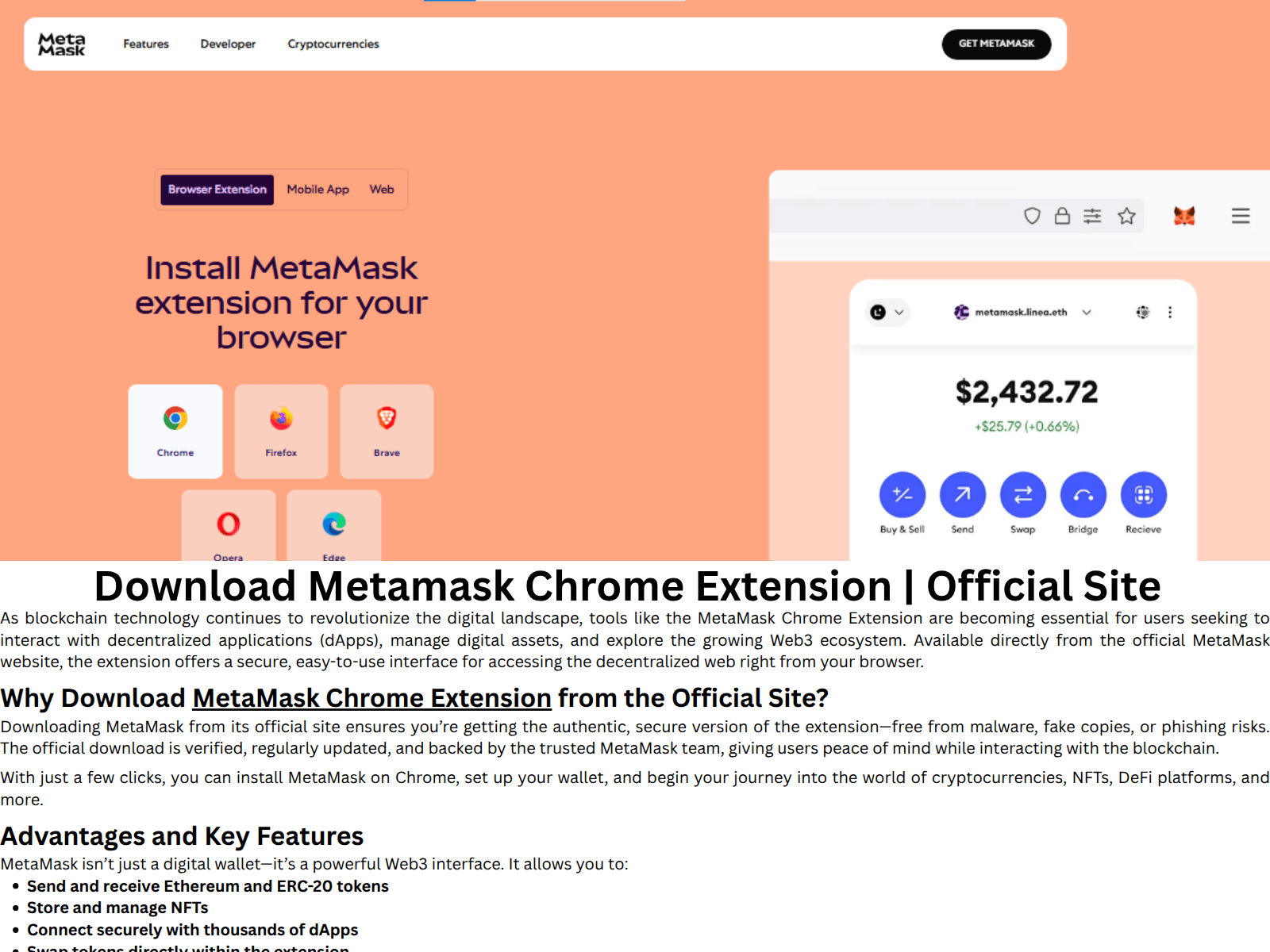 Screenshot of metmaskchromeext.my.canva.site