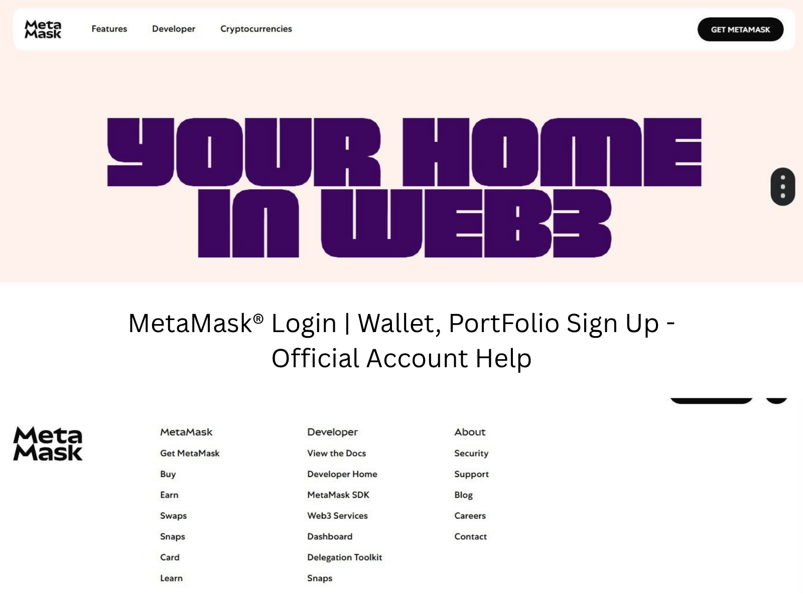 Screenshot of metamsk-log-wallet-view-io.my.canva.site