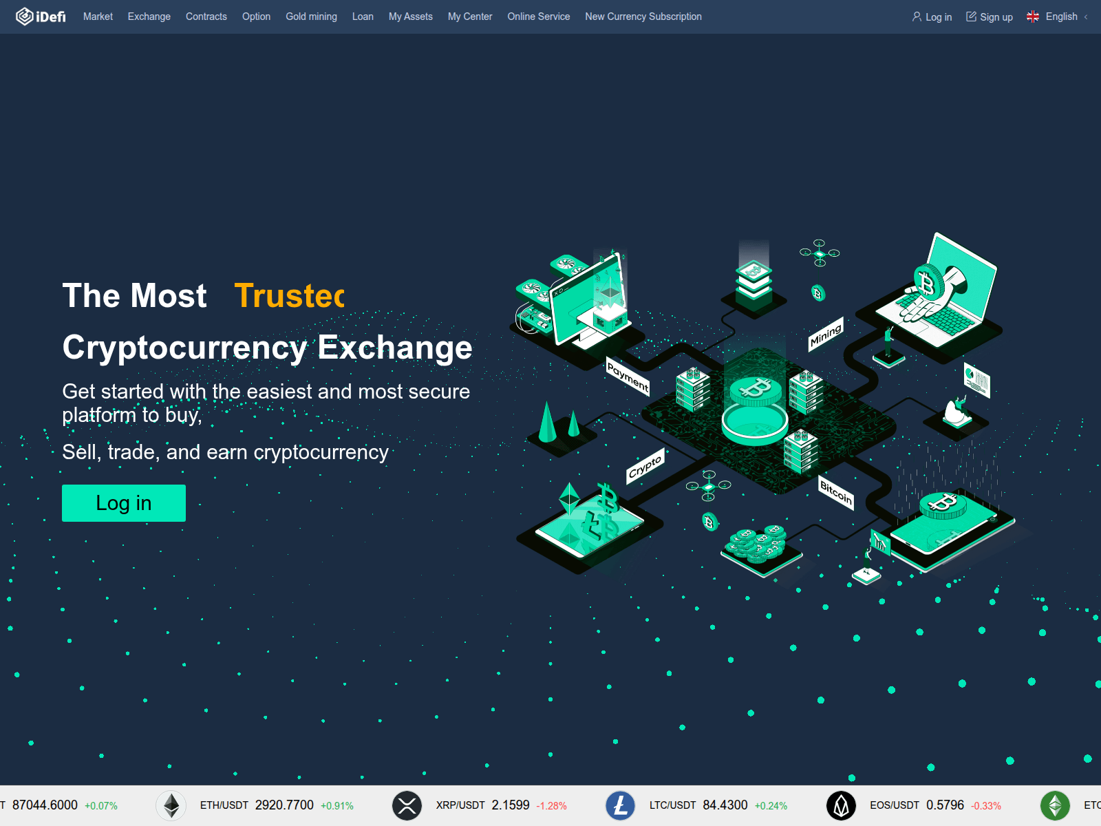 Screenshot of idefidata.com
