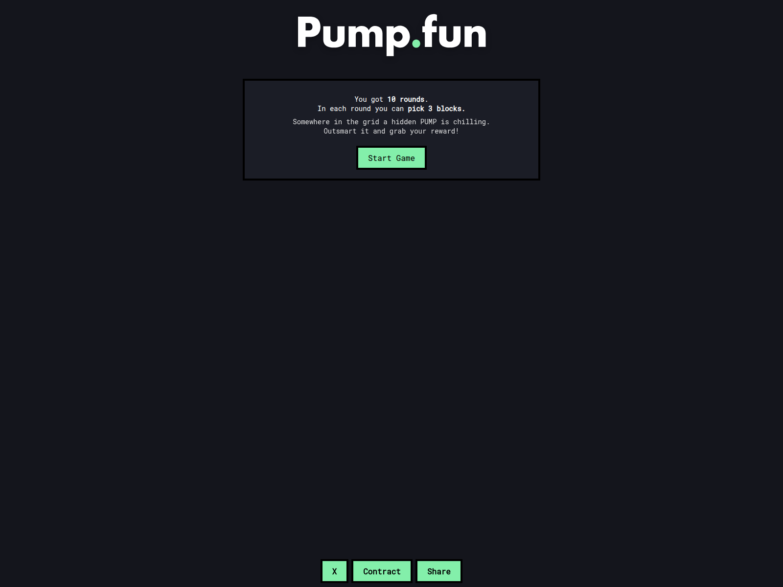 Screenshot of pumpfun.rocks
