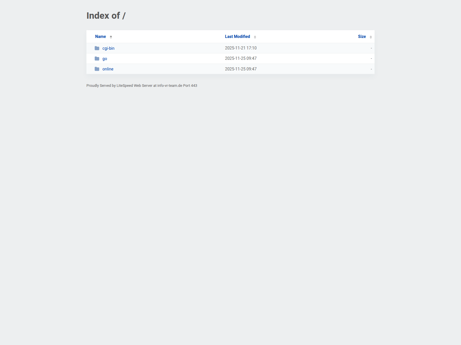 Screenshot of info-vr-team.de