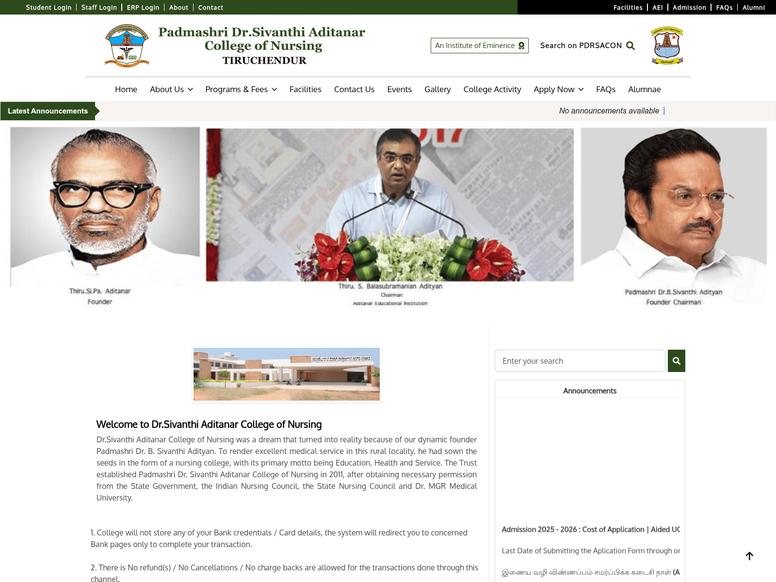 Screenshot of drsacon.com