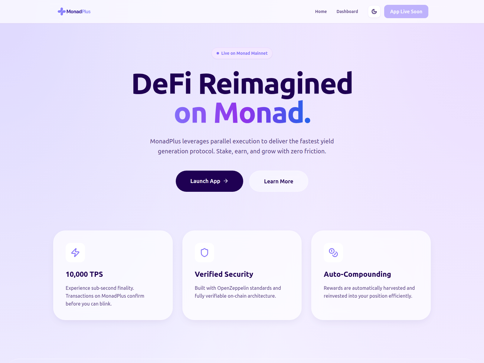 Screenshot of monadplus.xyz