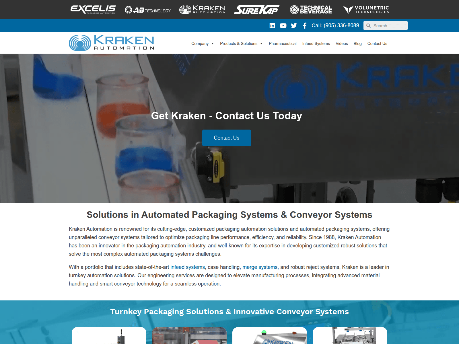 Screenshot of krakenautomation.com