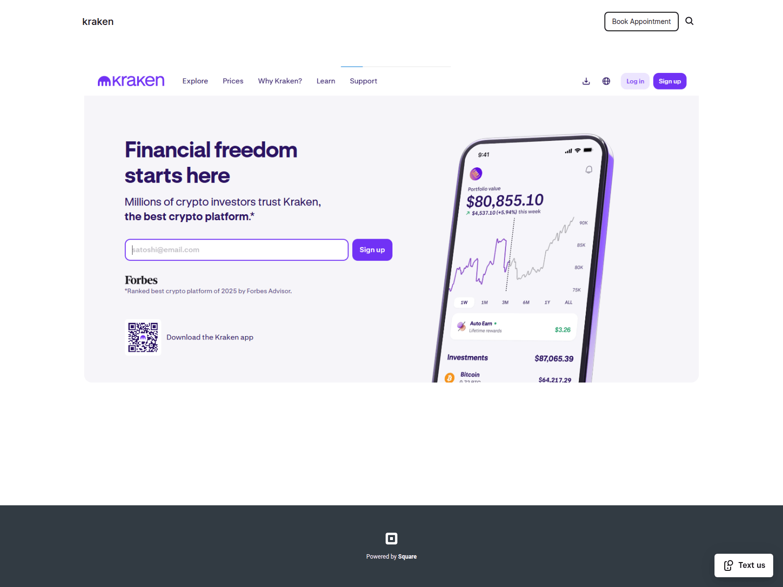 Screenshot of secure-krakn-en.square.site
