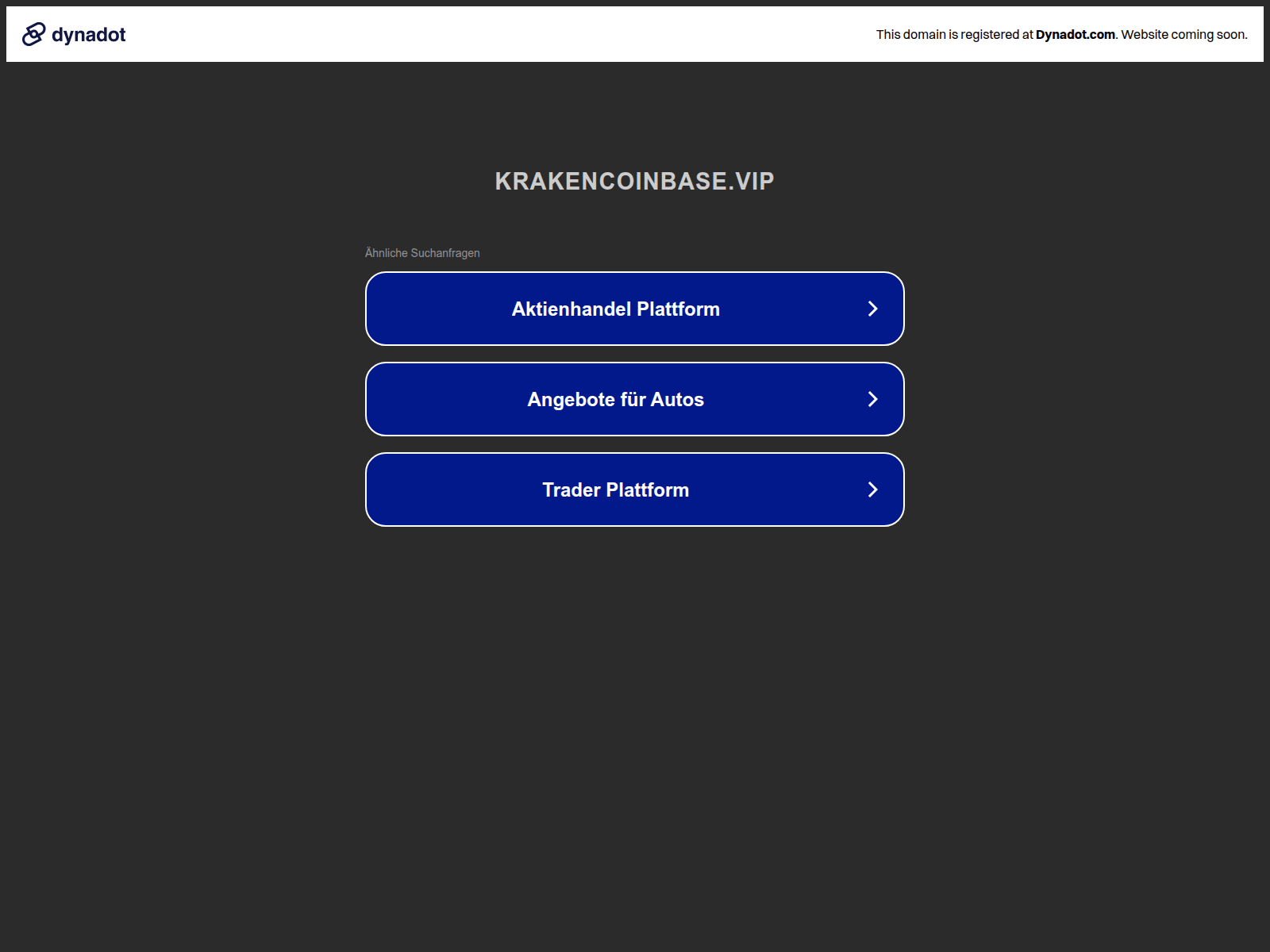Screenshot of vip.krakencoinbase.vip