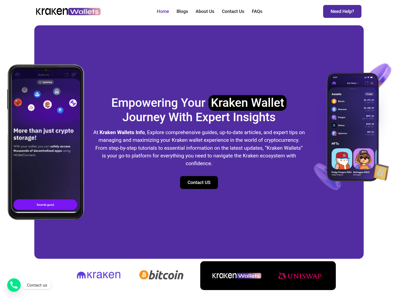 Screenshot of krakenwallets.info
