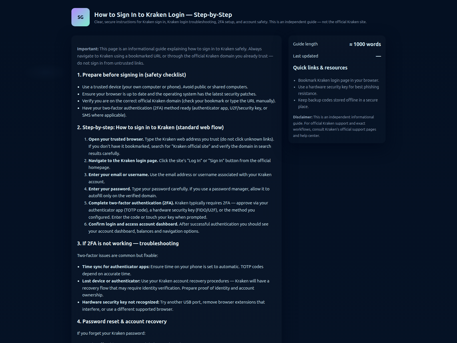 Screenshot of krraken-home.pages.dev
