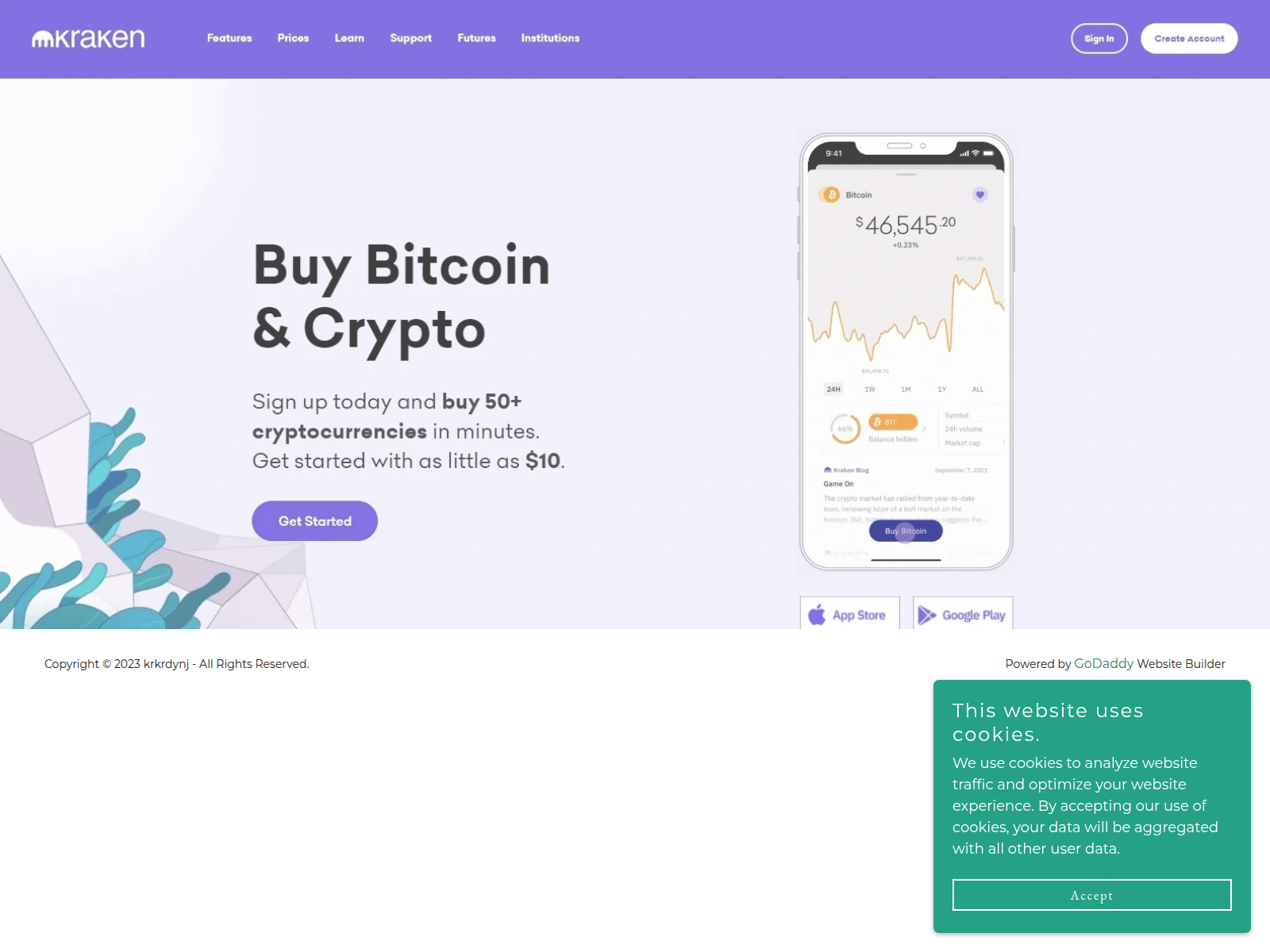 Screenshot of krkrdynj.godaddysites.com