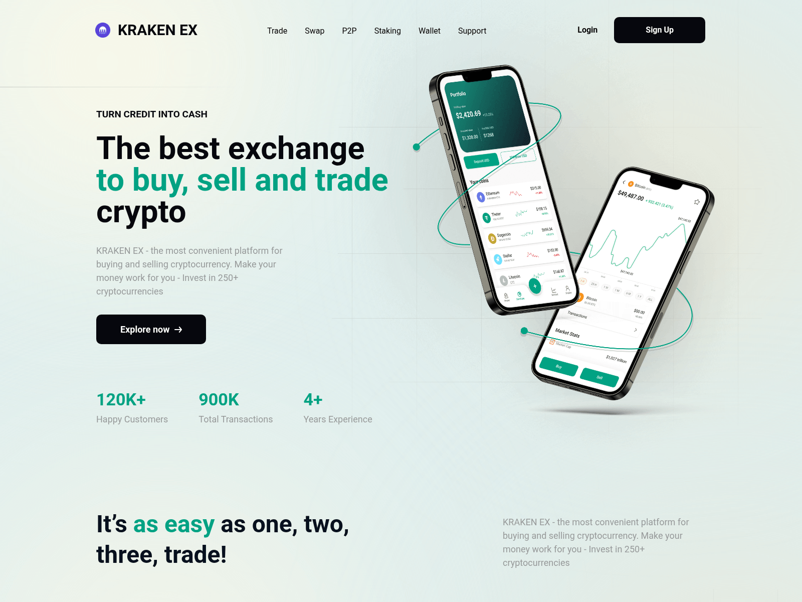 Screenshot of krakenex.de