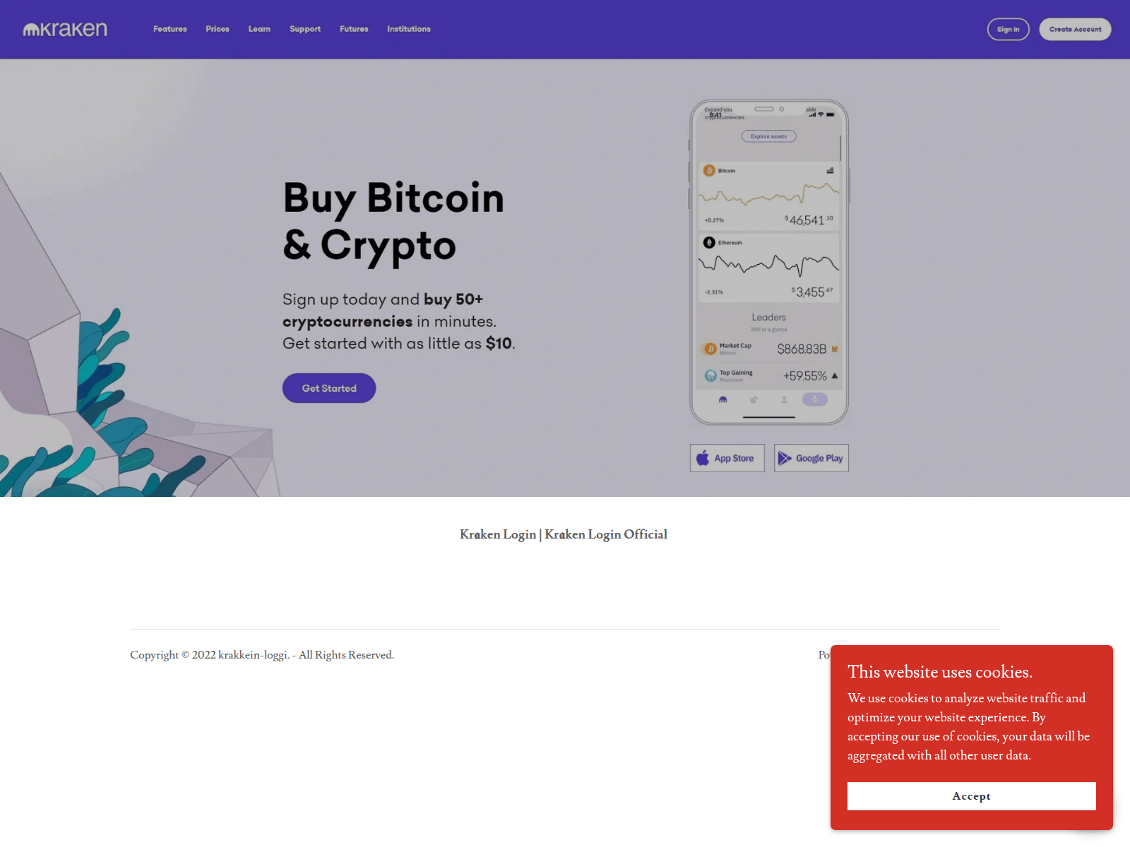 Screenshot of krakkein-loggi1.godaddysites.com