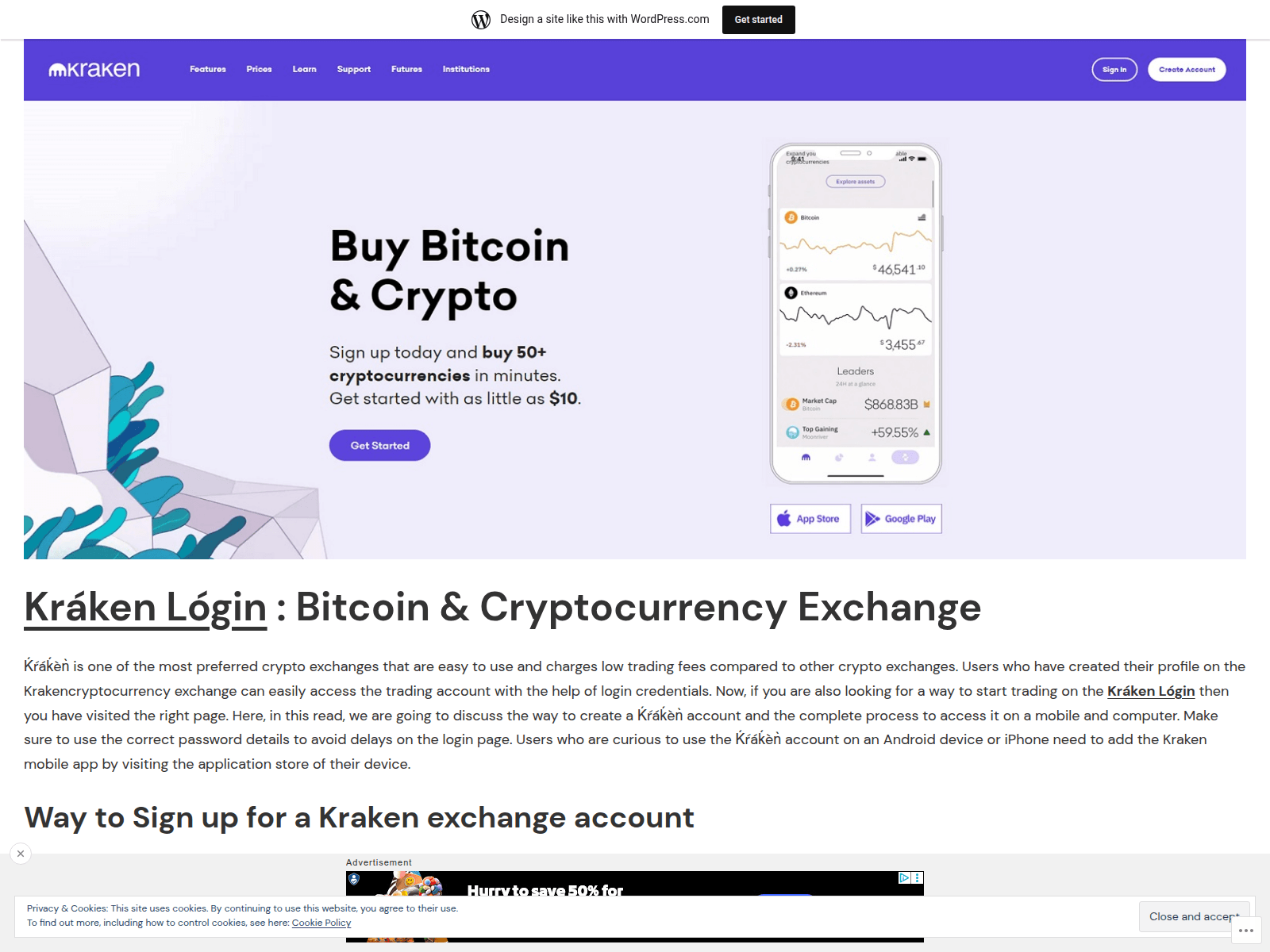 Screenshot of krrikenlogi.wordpress.com